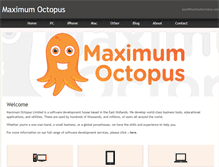 Tablet Screenshot of maximumoctopus.com